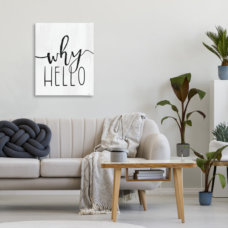 Pourquoi «Hello Hello», conception de Lux + Me Designs, H 20 po x l 16 po