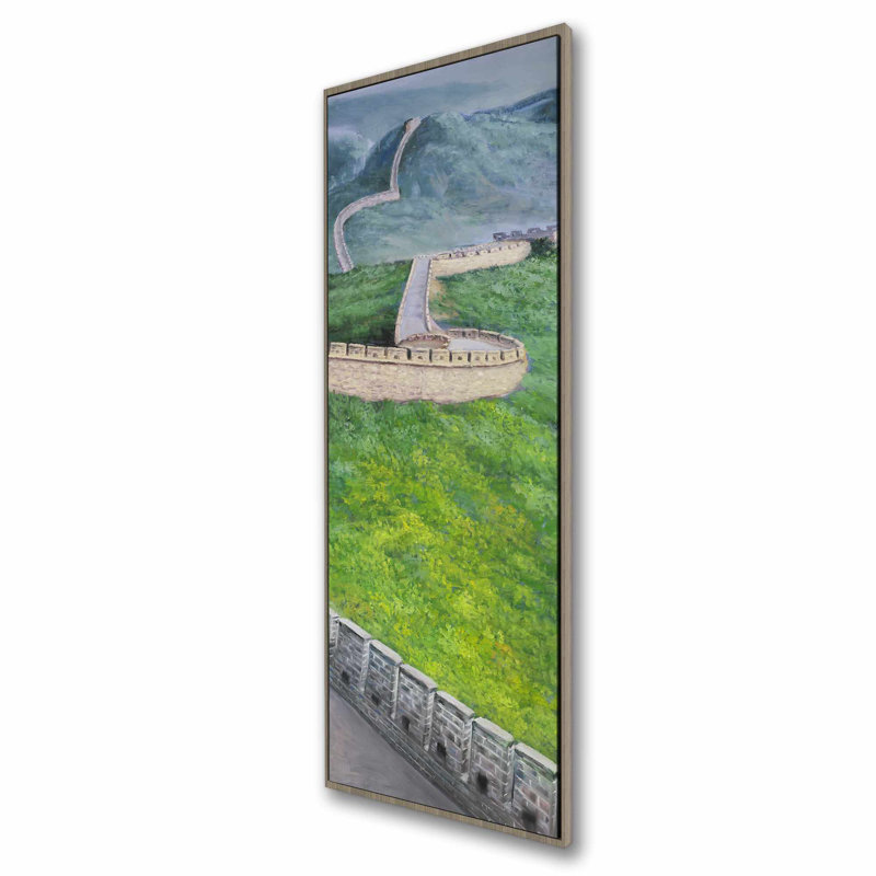 Grande muraille de Chine, art sur toile encadrée