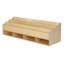7 Compartment Manufactured Wood Book Display