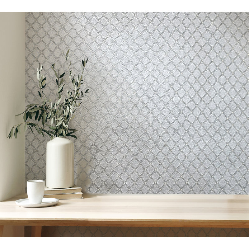 10m x 53cm Wallpaper Roll, Grey