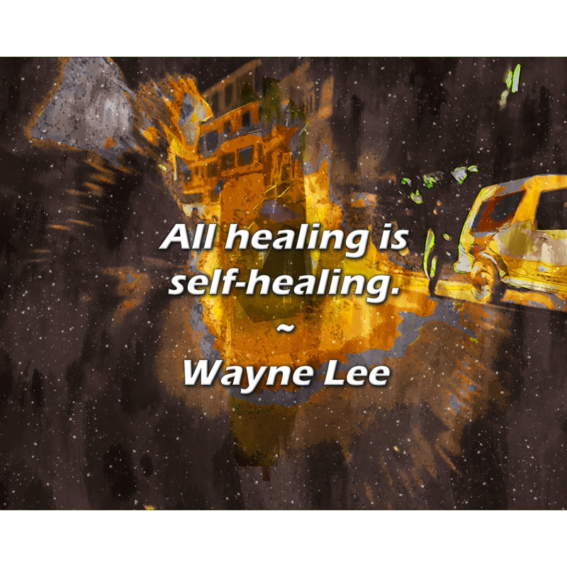 Wayne Lee Quote: All healing is self-healing.