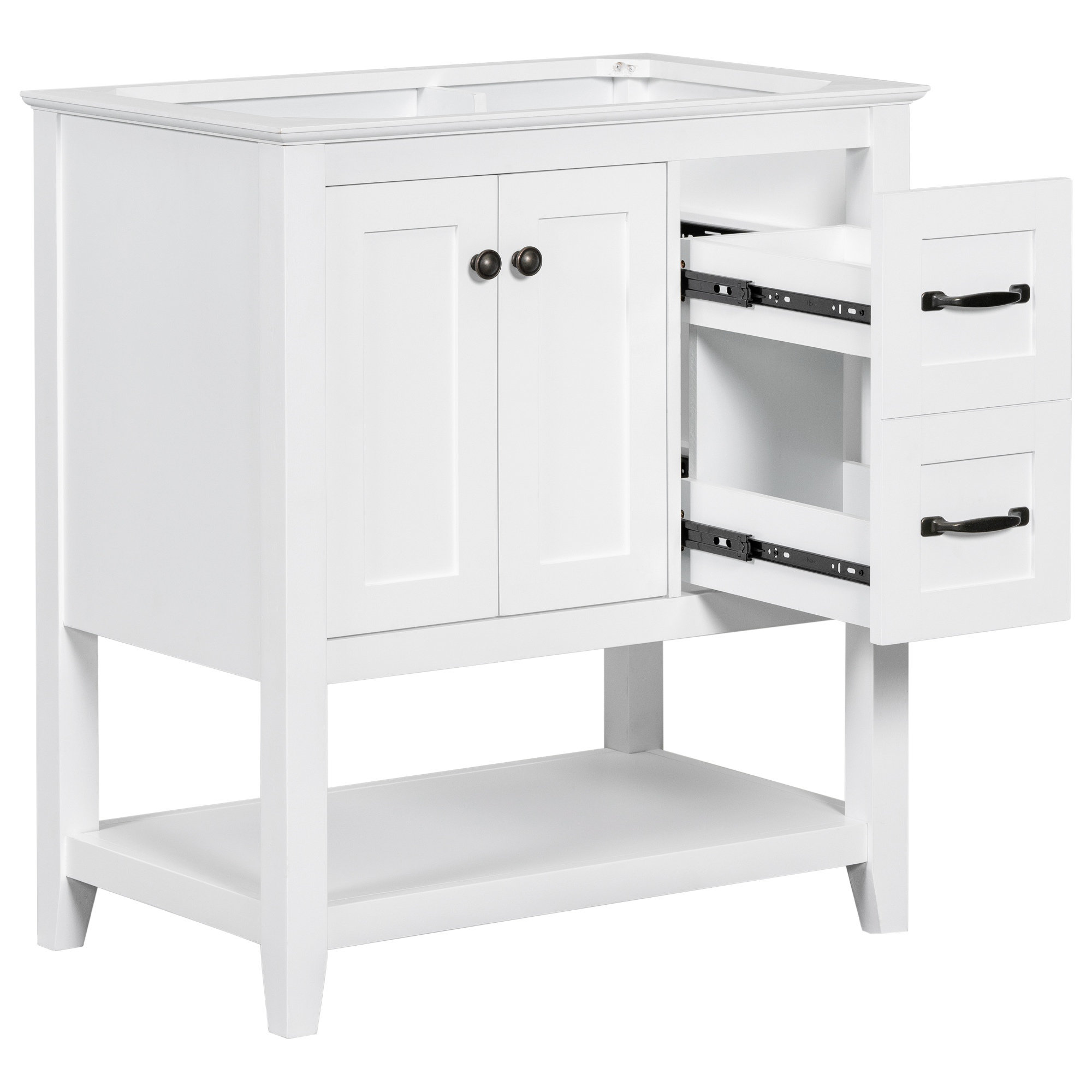 MR Bathroom Vanity without Sink Top, Cabinet Base Only, Vanity with ...