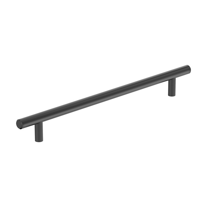 Poignées de barre centre à centre, 3", Noir mat, 1