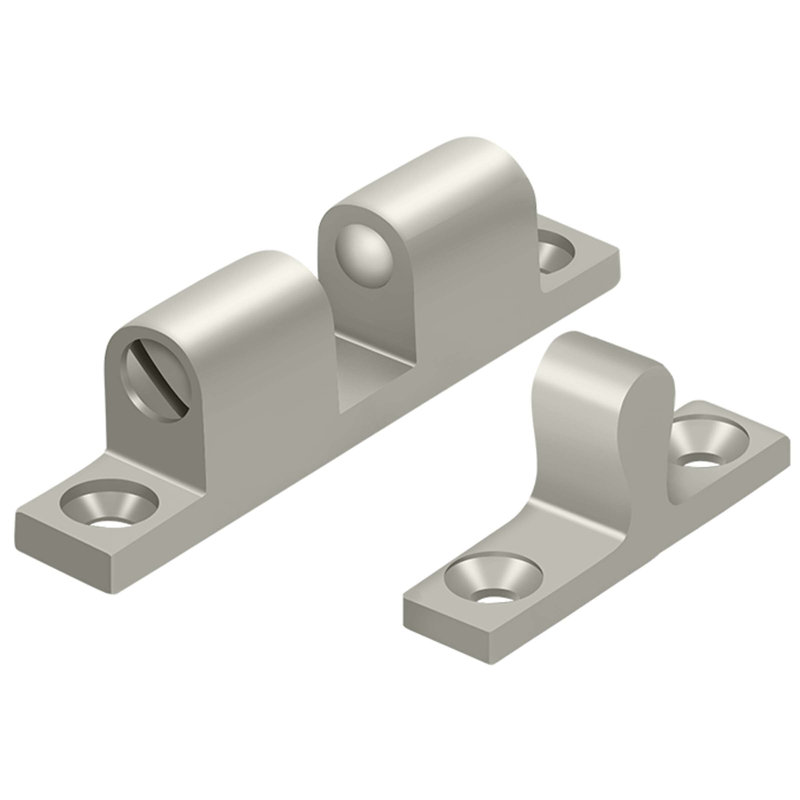Crochet de tension à billes 1-7 / 8 "x 5/16" Deltana BTC10U15 en nickel brossé, Nickel brossé
