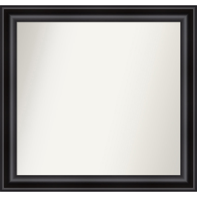 Miroir d'appoint mural en plastique Churchton, 35,75 po x 37,75 po