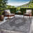 Aldo Oriental Indoor / Outdoor Rug-573253076