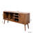 Living Room Furniture Tv Stand, 1 Storage Slot And 3 Shelves, , Walnut Brown, Fits 50 - 59 Inch Tvs Stand Cabinet For Room, & Finish, Accommodates Screens-1340476605