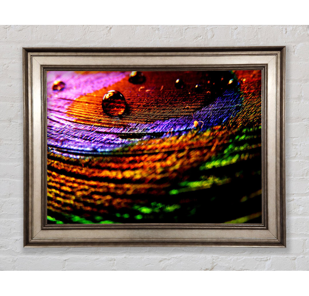 Colourful Bubble Ripples - Einzelner Bilderrahmen Kunstdrucke