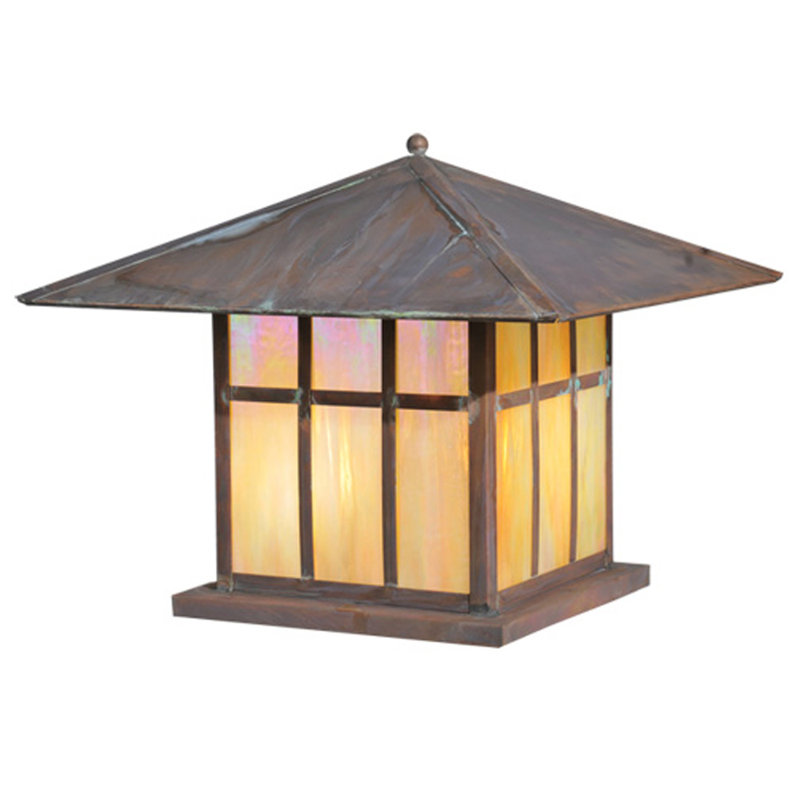 Luminaire à fixation sur mât câblé 2 lumières Seneca