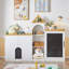 Nuneaton 100cm H X 63cm W Princess Toy Storage Kids Bookcase
