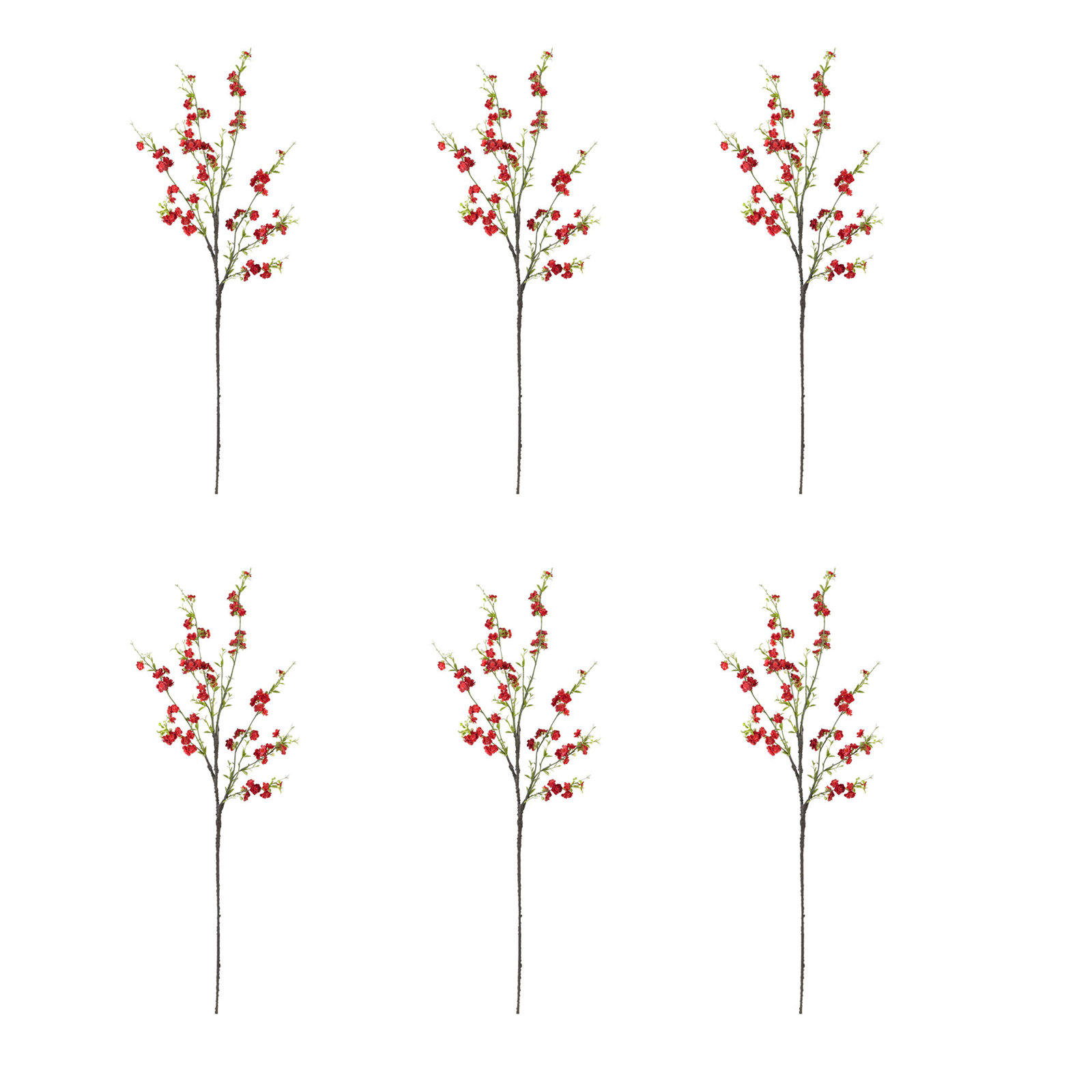 38" Cherry Blossom Branch, Red