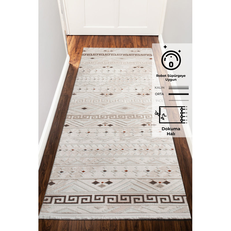 Runner Adas Machine Made Indoor / Outdoor Area Rug, Runner 2'8" x 16'5"