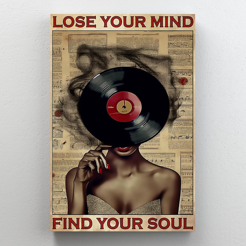 Vinyle «Lose Your Mind 2», impression sur toile, H 36 po x l 24 po x P 1,25 po