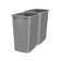 Rev-A-Shelf Polymer Replacement 27 qt. Trash Bin, 2 Pack
