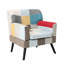 chaises de salon, chaise de lecture, chaise simple colorée