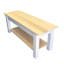 Banc en bois avec tablette Jarrard-28676580