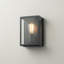Matte Black 23cm H Outdoor Sconce