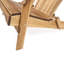 Chaise double en bois Adirondack pour cour de jardin