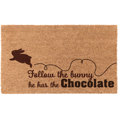 Antheia Non-Slip No Pattern Easter Doormat
