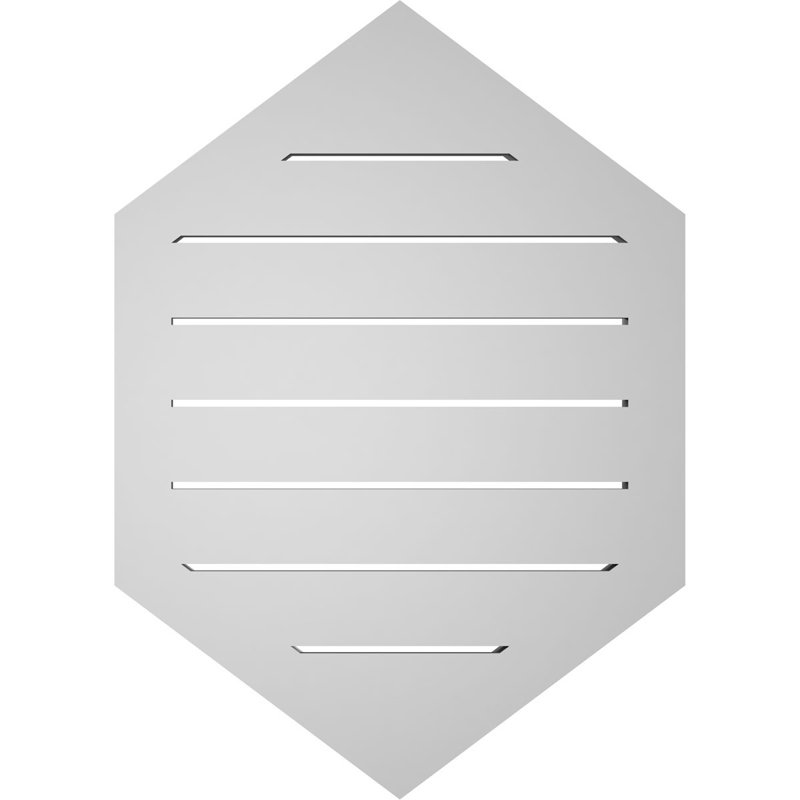Pente verticale verticale en uréthane 9 pi, H 28 po x l 20 po x P 1,5 po