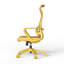 Chaise de bureau ergonomique en filet à haut dossier avec support lombaire réglable, pivotant à 360 degrés-133599435-133599436