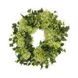 23" Wreath with Hydrangeas and Sedum
