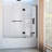 Aqua 48" W x 58" H Hinged Semi-Frameless Tub Door-56457907-119276179