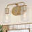 Modern Glam 2-Light Seeded Glass Bathroom Vanity Light Wall Sconce