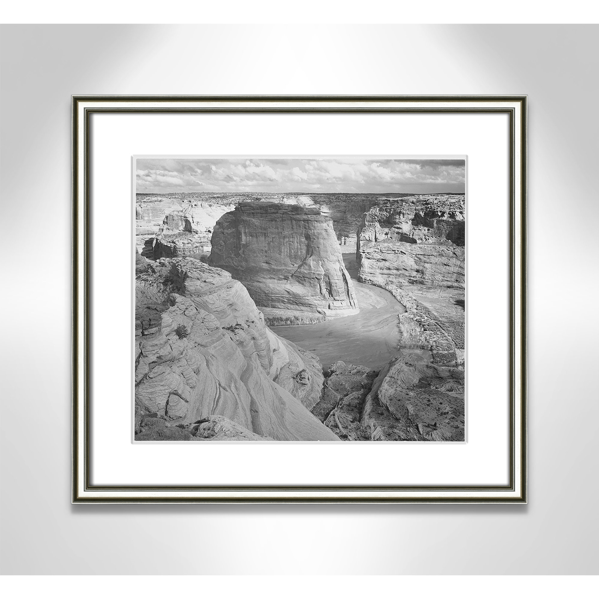Canyon De Chelly Arizona 2 by Adams, Silver, 14.25" H x 16.25" W x 0.88" D