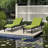 2Pcs Outdoor Lounge Chair Cushion, Chaise Lounge Cushion