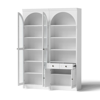Vitrine arquée 86,6 "H x 63"