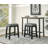 Goza Backless Black Tweed Counter Stool-1850969891-1850969903