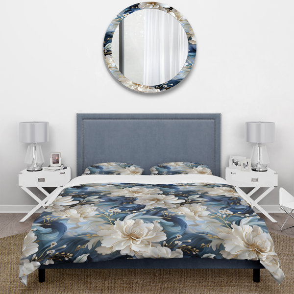 East Urban Home Beatricia No Floral Duvet Cover Set | Wayfair