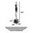 55" Silver Composite&Resin Decorative Objects