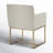 19'' H Linen Upholstered Armchair