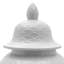 24" Antique White Scaled Temple Jar
