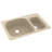 33'' L Mounting / Installation Required Double Bowl Solid Surface Kitchen Sink-38293797-38293809