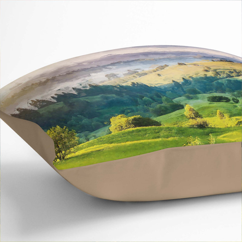 Square Cushion, 40cm H x 40cm W x 15cm D, Stone