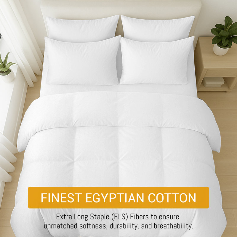 Cotton Solid Colour Duvet Cover Set with Pillow Shams Included, Double Duvet Cover + 2 Shams