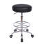 Tabouret de dessin réglable en hauteur avec roulettes verrouillables par gravité, siège et repose-pieds en similicuir-754144092