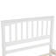 Charmant lit plateforme en bois de taille simple avec tête et pied de lit élégants pour une chambre à coucher élégante et confortable-940289653
