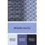 Tapis bleu rectangulaire tissé à la machine 2 pi x 4 pi