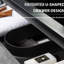 Meuble-lavabo flottant 42 po avec lavabo à sable en quartz noir