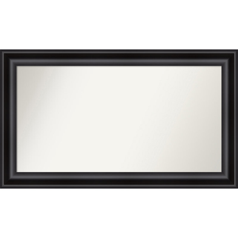 Miroir d'appoint mural en plastique Churchton, 26,75 po x 45,75 po
