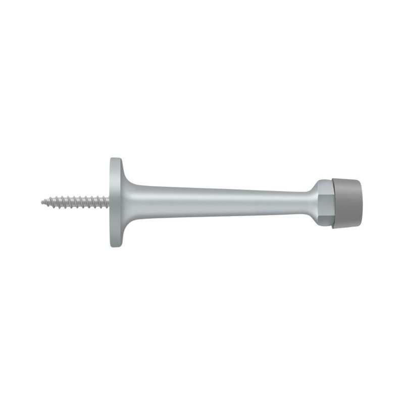 Kick Stop, 1.125" H x 4.25" W x 1.125" D, Antique Nickel