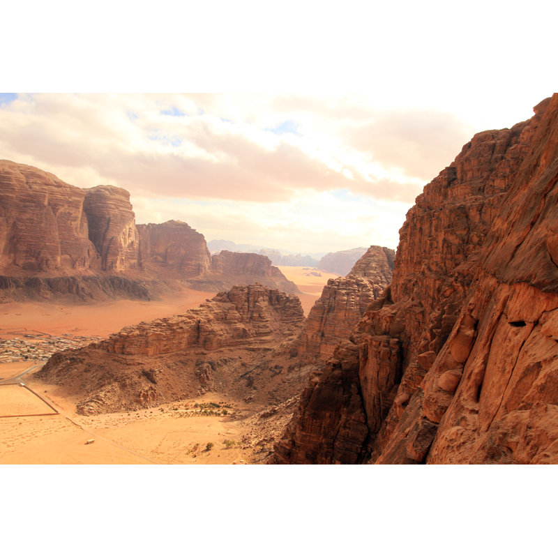 Frederickson Wadi Rum Desert Landscape - Wrapped Canvas Print, 30cm H x 46cm W x 3.8cm D
