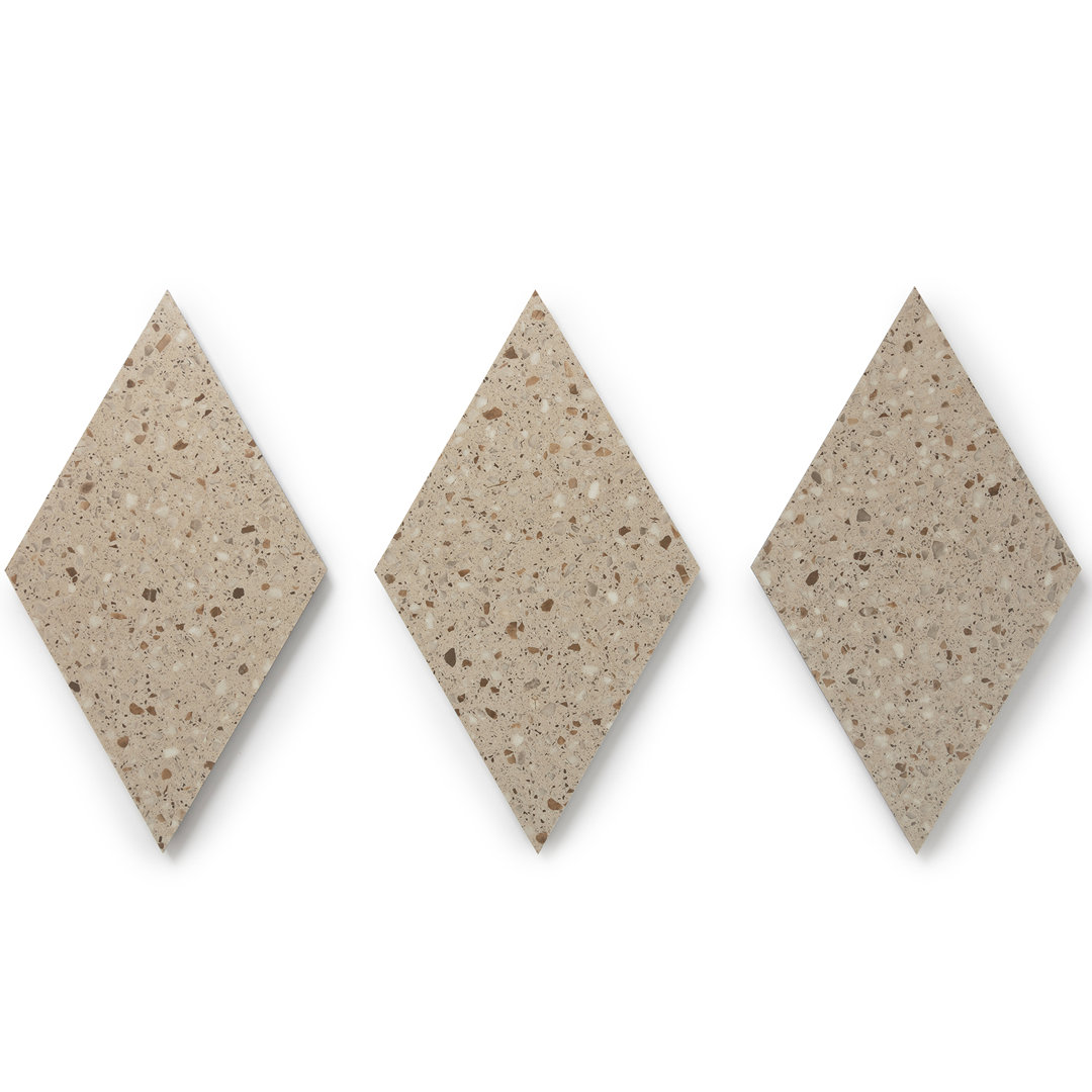 GlueCore Mosaic 28mil x 9.75" W x 17" L Stone Glue Down Vinyl Tile Flooring Lucida USA