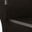 Armoire de rangement moderne moderne avec portes arquées en verre et tablette réglable-1189949828