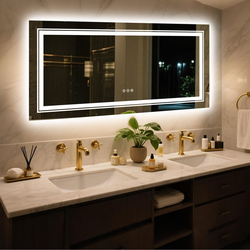 Miroir mural Kabron, 30,7 po x 59,5 po