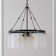 Percey 6 - Light Dimmable Wagon Wheel Chandelier